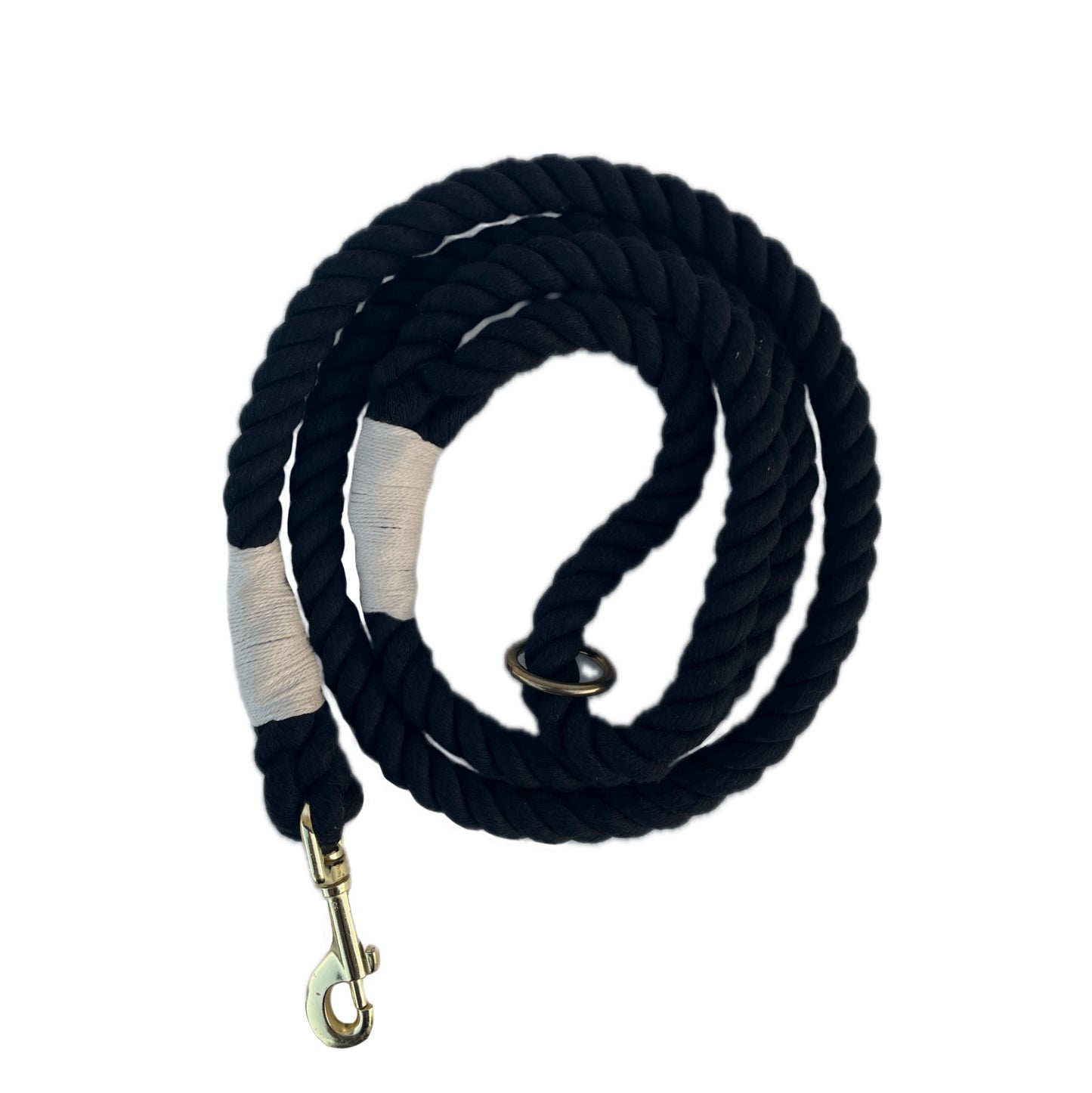 Rope Leash - Large Black