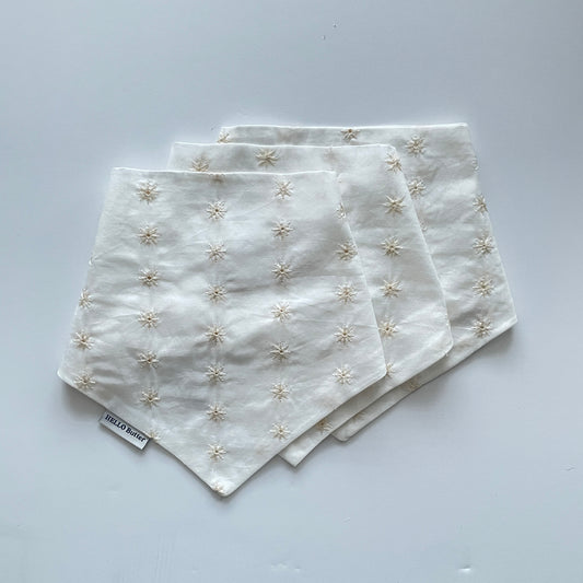 Bandana - White Flowers