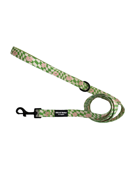 Green Wave Checker -Leash